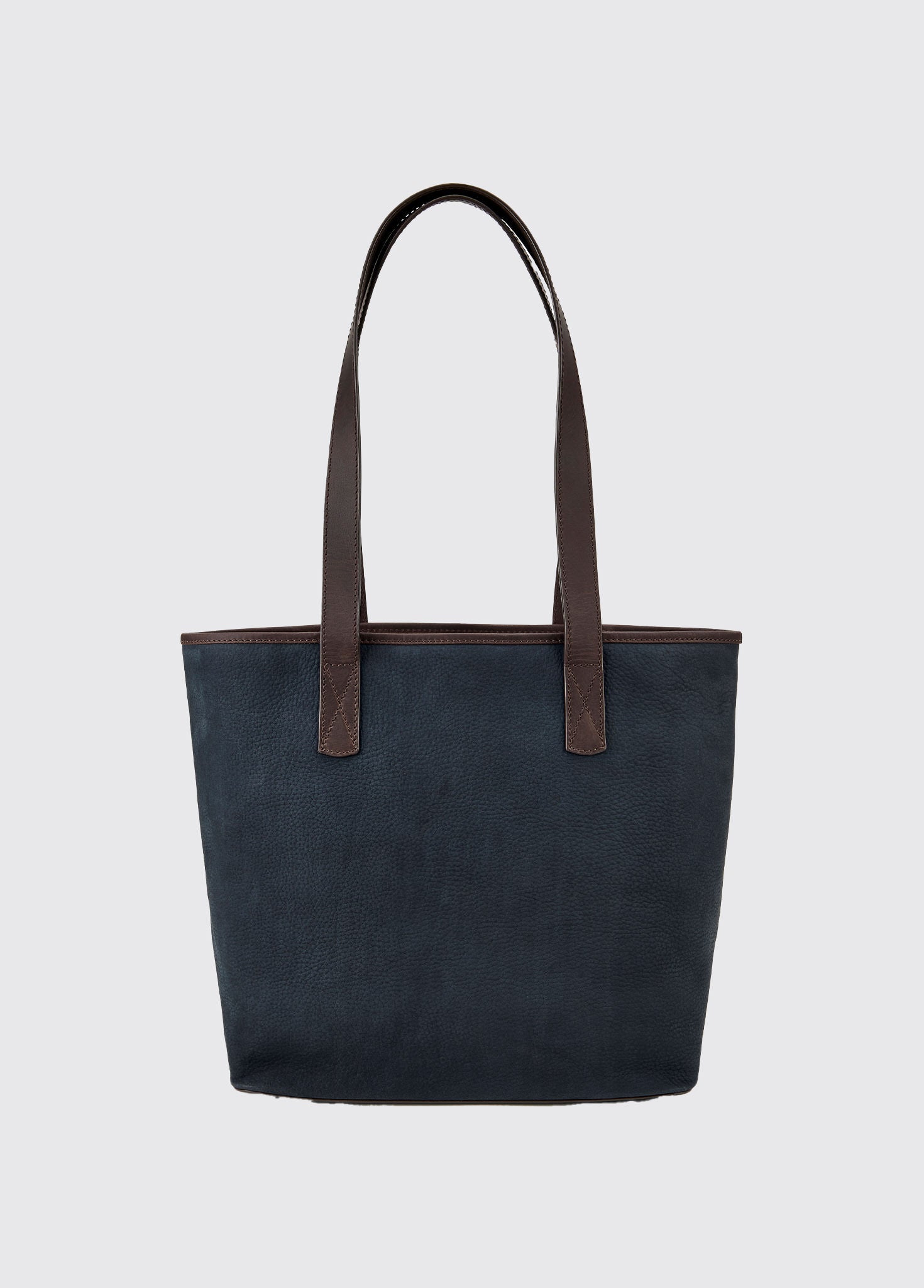 Rosemount Tote Bag - Navy/Brown