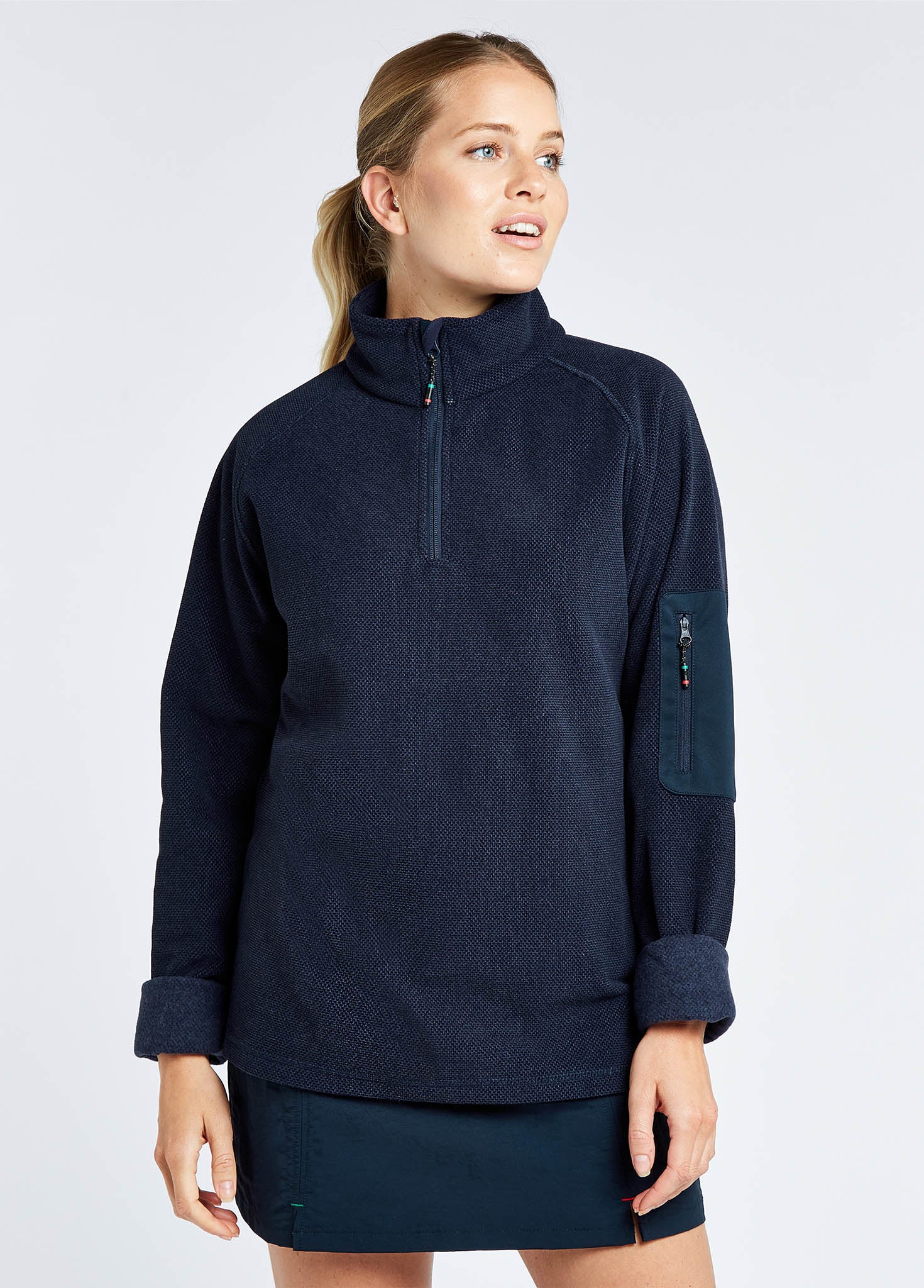 Monaco Damen Fleecepullover - Navy