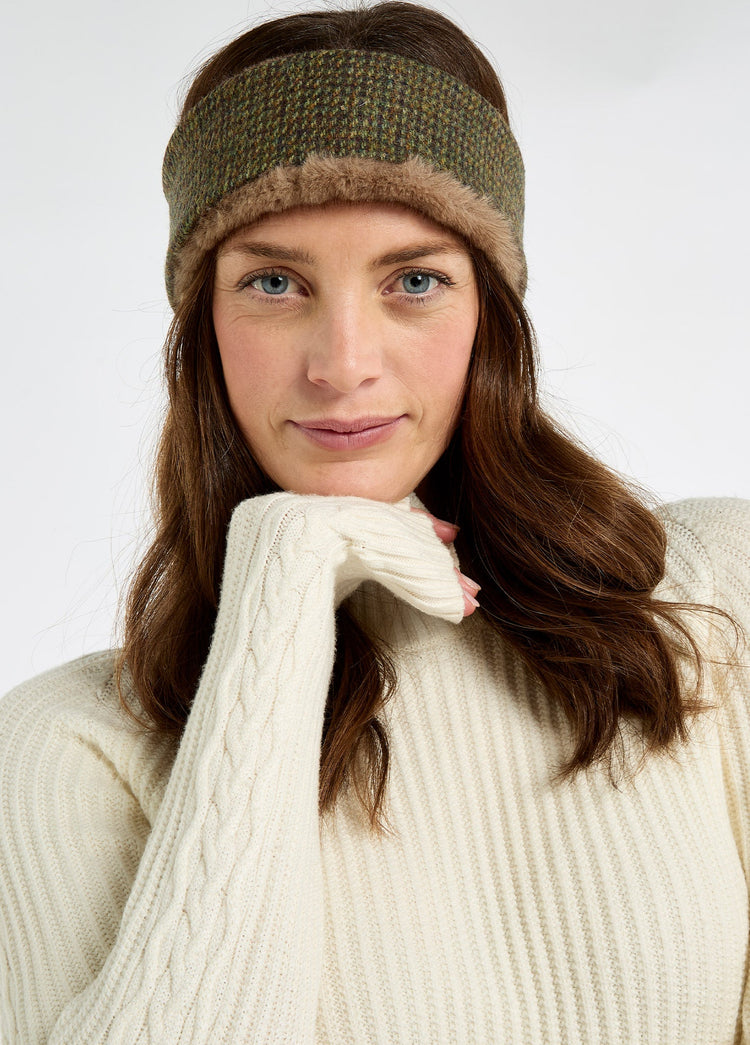 Abington Tweed Stirnband - Heath