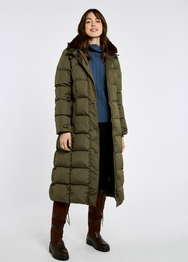 Aldborough Daunenmantel - Olive