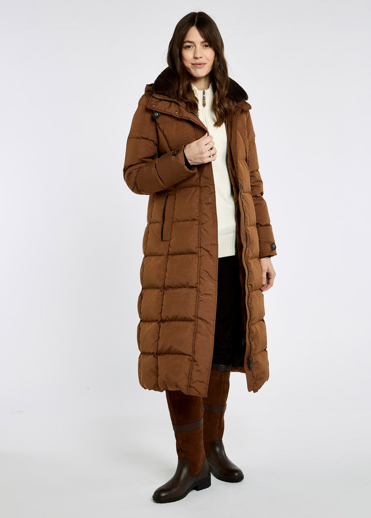 Aldborough Daunenmantel - Russet