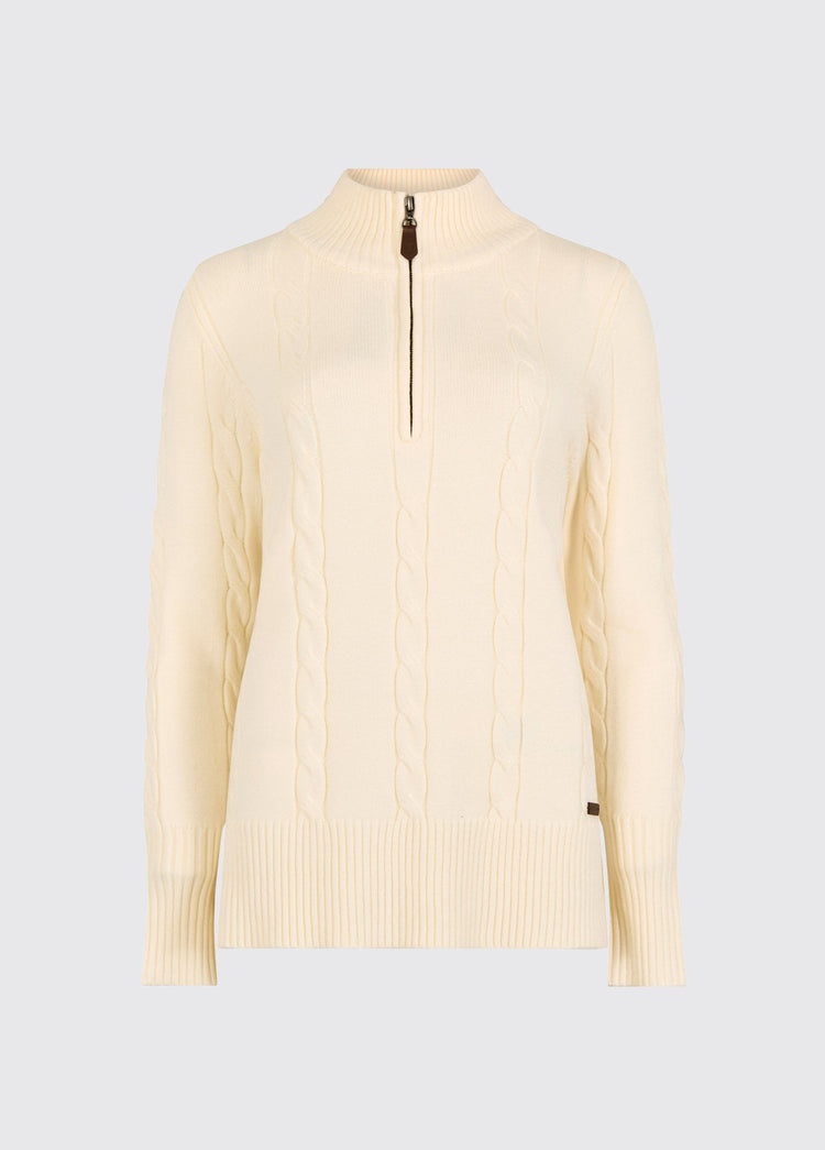 Burtonpoint Pullover mit Reißverschluss - Chalk