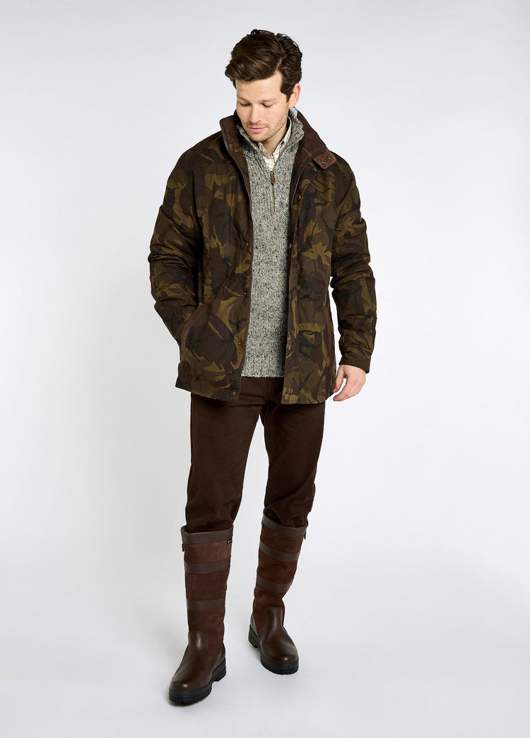 Carrickfergus LTD Wachsjacke - Camouflage - Brown Camo