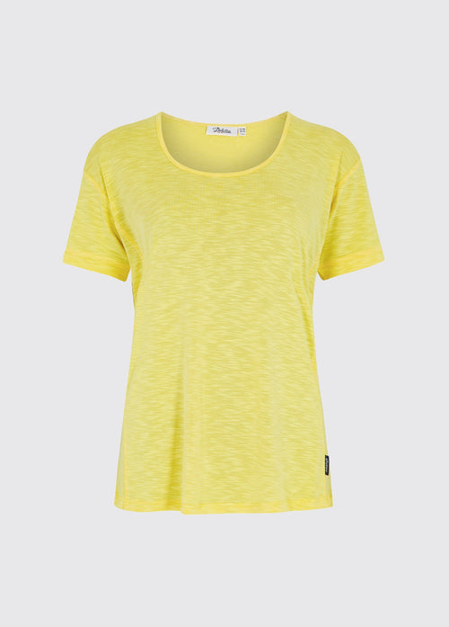 Clancy Ladies Modal Tee - Lemon Yellow