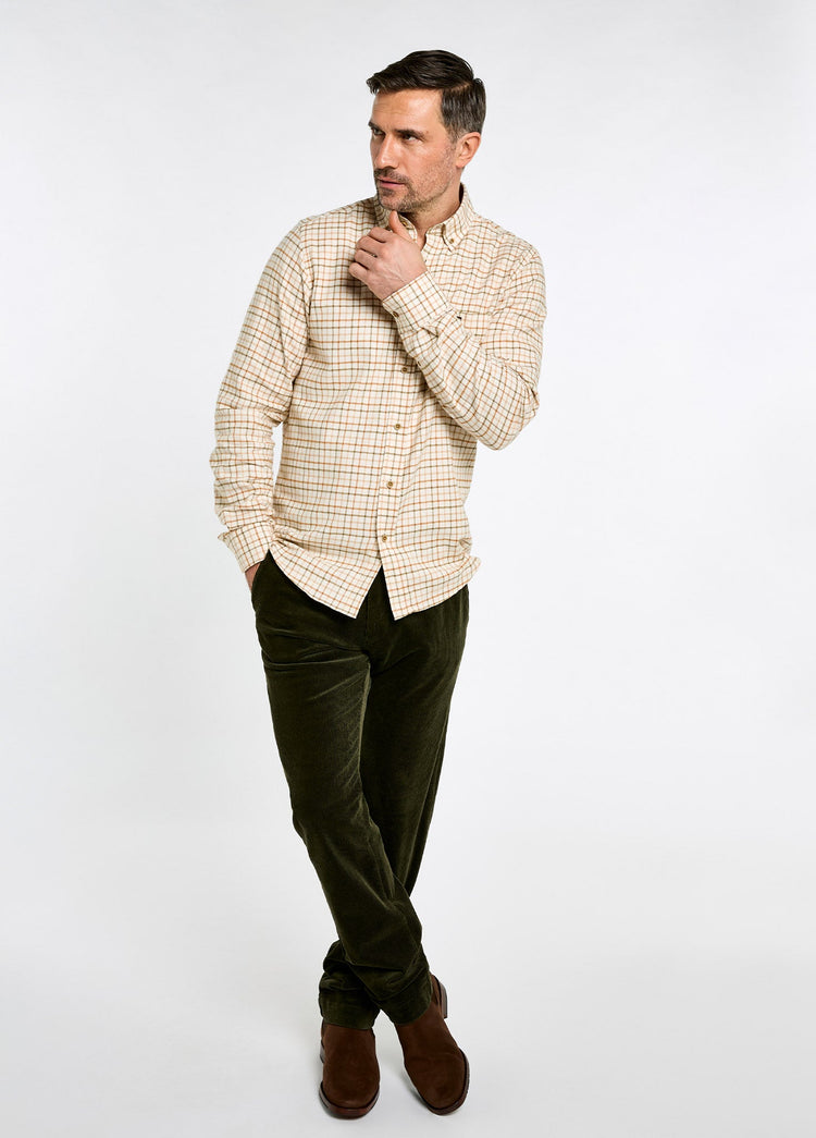 Corrib Tattersall Hemd - Ochre
