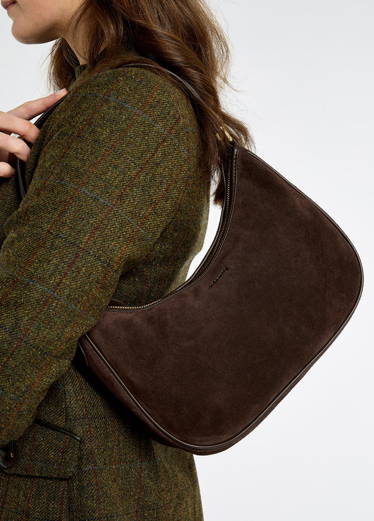 Cushendall Suede Handtasche - Cigar