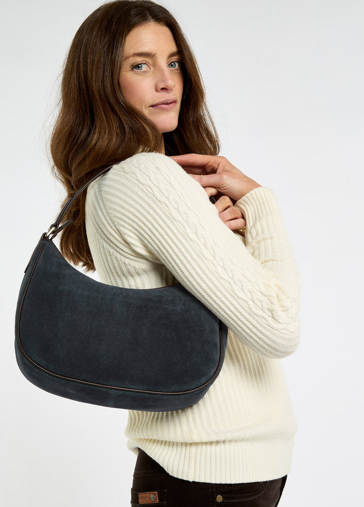 Cushendall Suede Handtasche - Navy