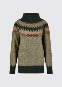 Devlin Pullover mit Rollkragen - Olive