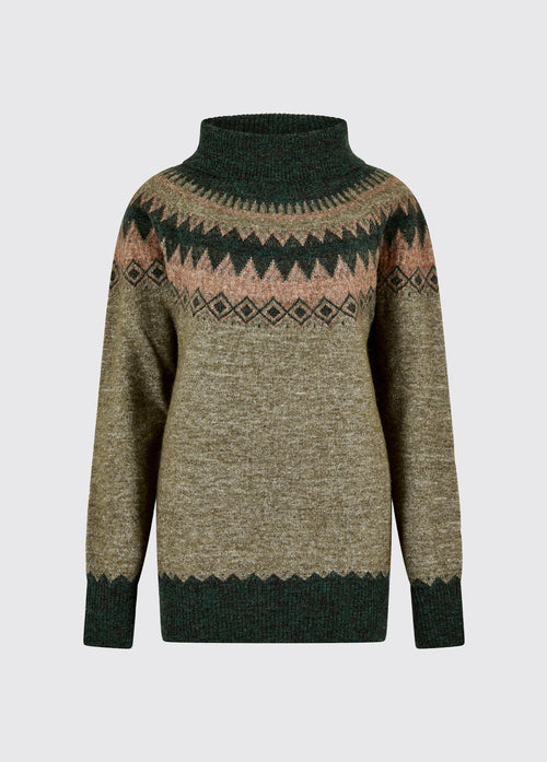 Devlin Pullover mit Rollkragen - Olive