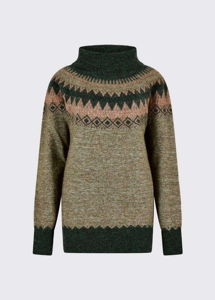 Devlin Pullover mit Rollkragen - Olive