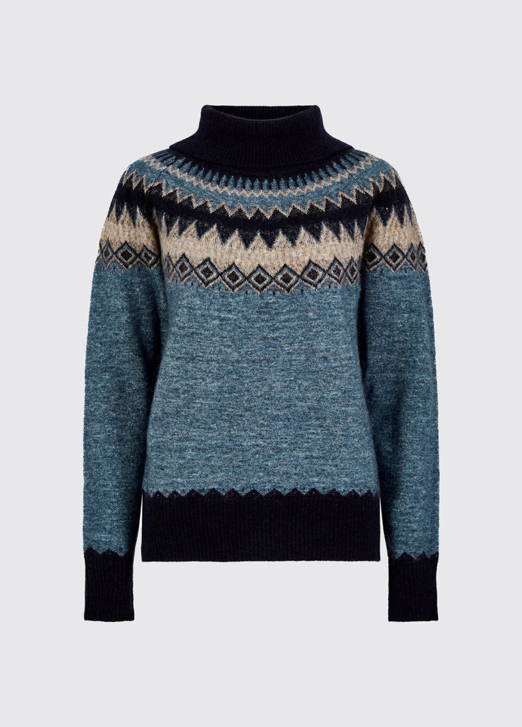 Devlin Pullover mit Rollkragen - Navy Multi