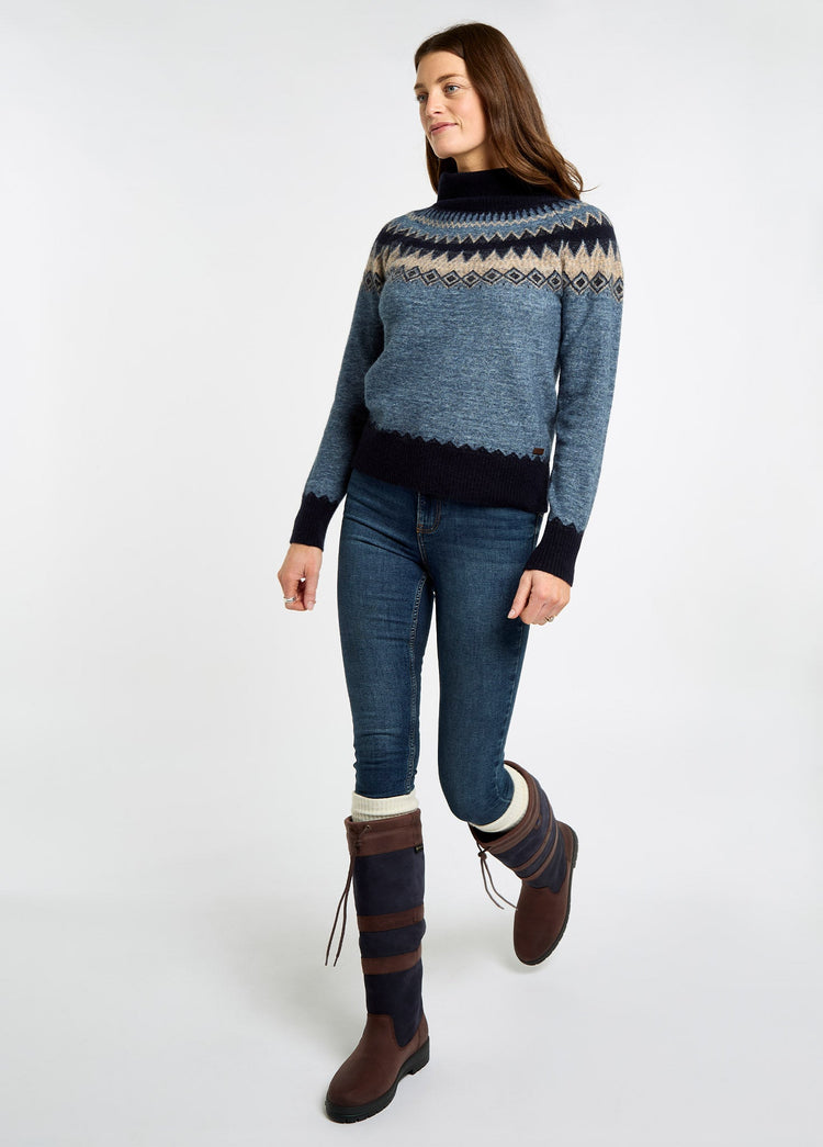 Devlin Pullover mit Rollkragen - Navy Multi