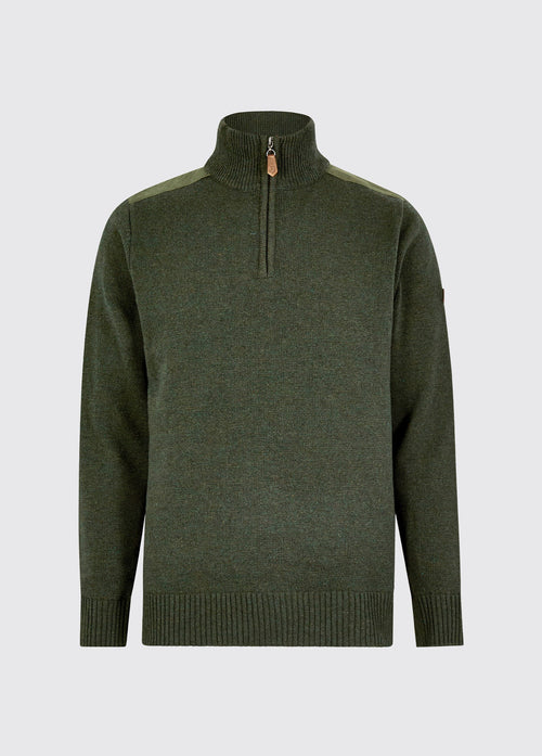 Doherty Pullover mit Reißverschluss - Olive