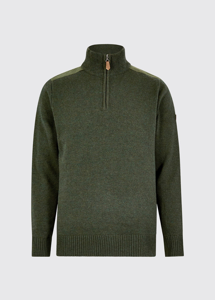 Doherty Pullover mit Reißverschluss - Olive