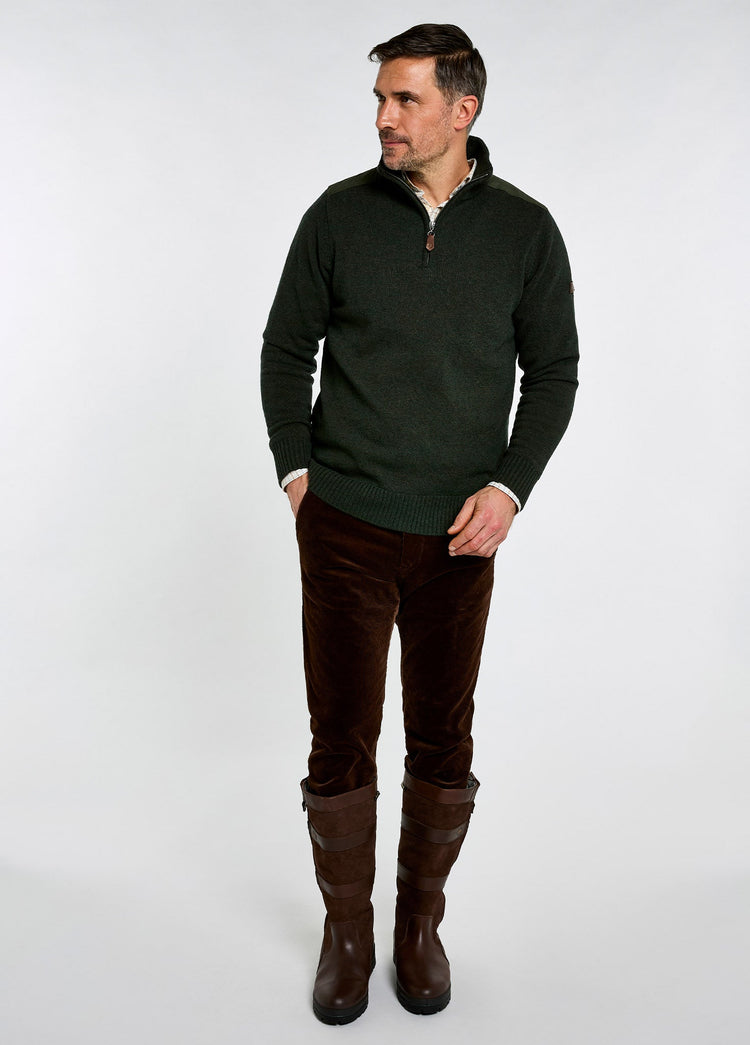 Doherty Pullover mit Reißverschluss - Olive