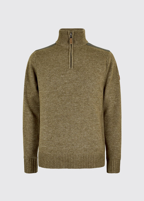 Doherty Pullover mit Reißverschluss - Dusky Green