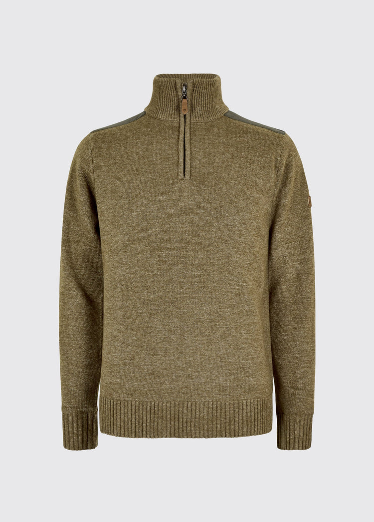 Doherty Pullover mit Reißverschluss - Dusky Green