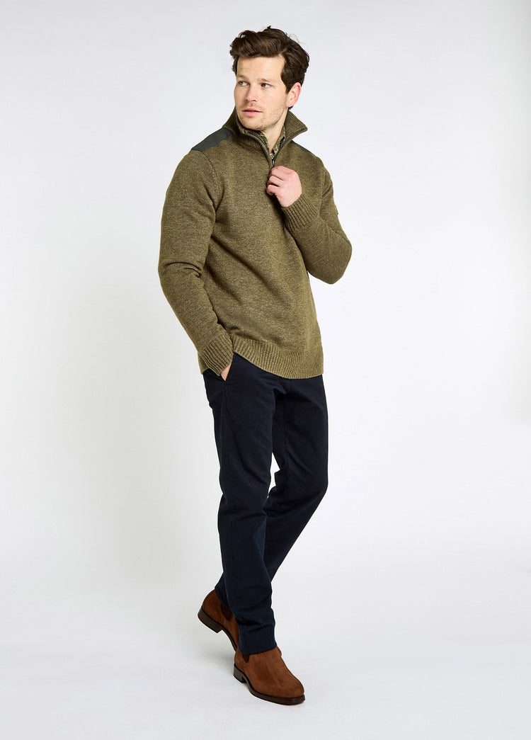 Doherty Pullover mit Reißverschluss - Dusky Green