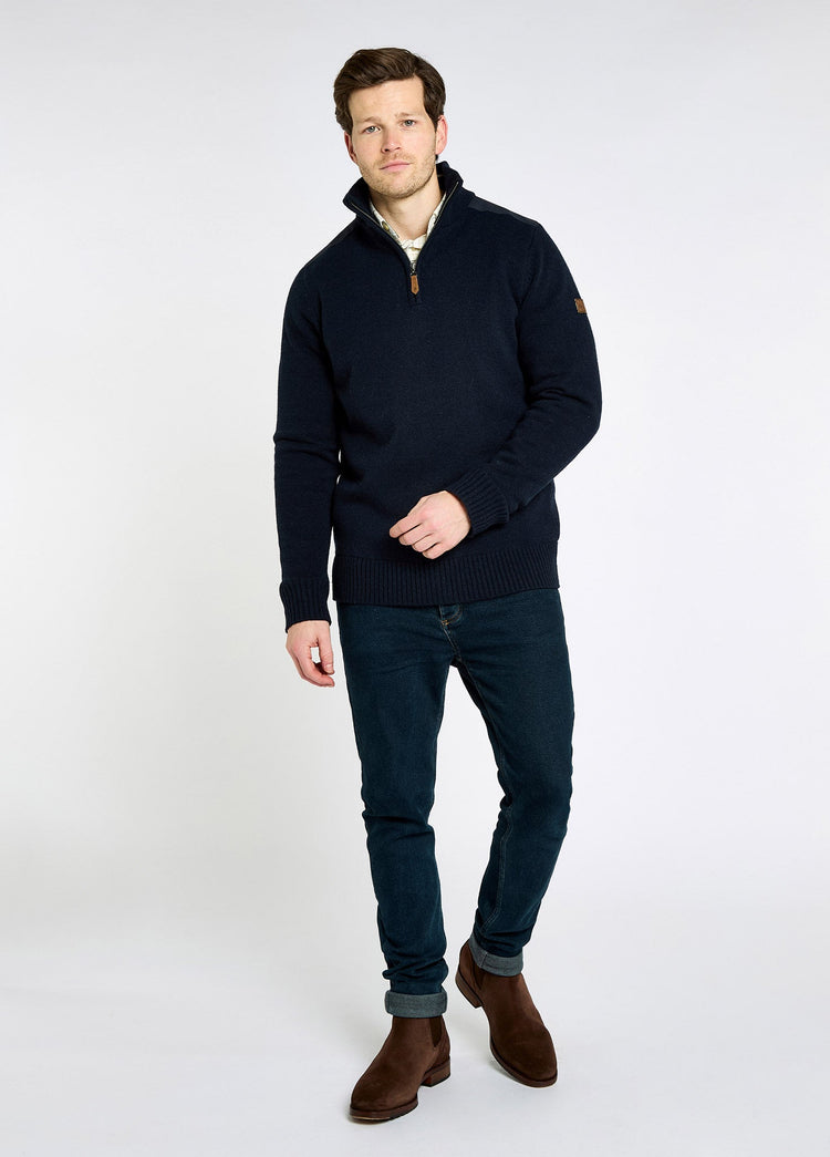Doherty Pullover mit Reißverschluss - Navy