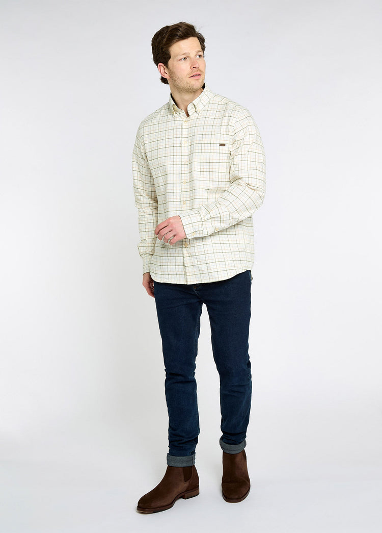 Drumcar Tattersall Hemd - Dusky Green