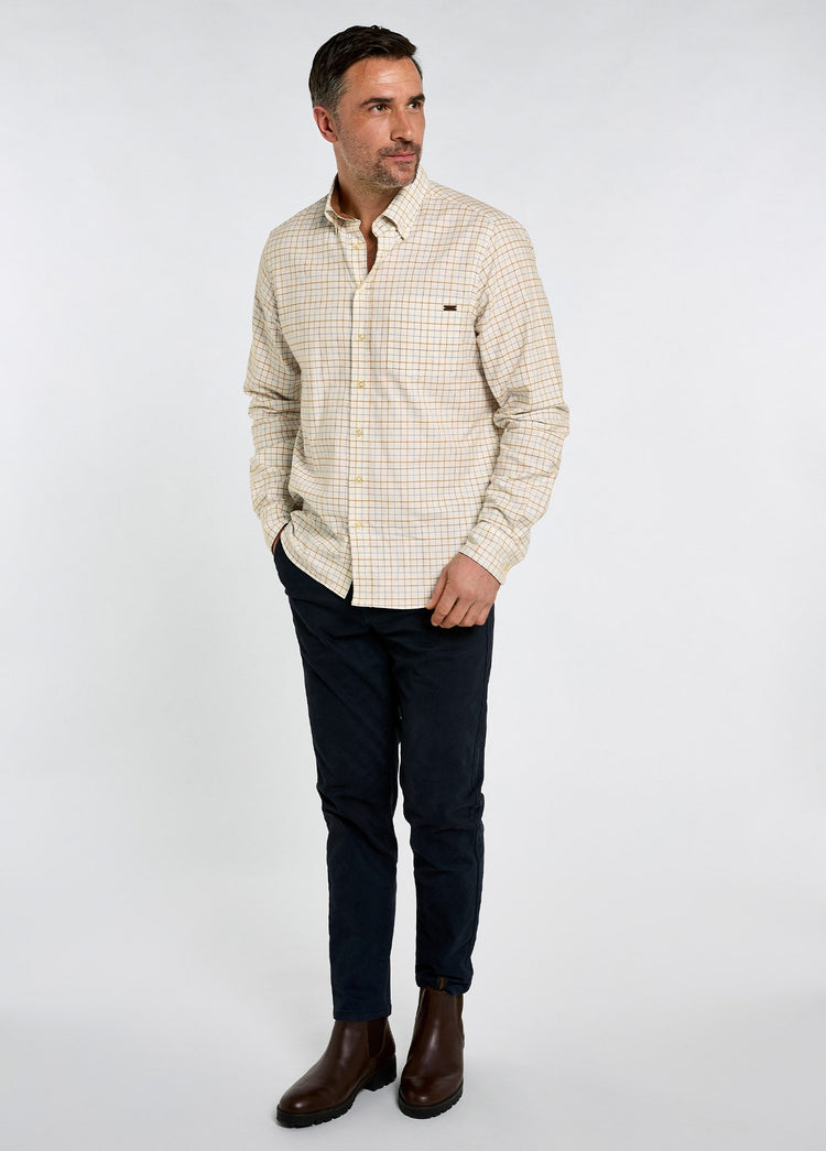 Drumcar Tattersall Hemd - Ochre