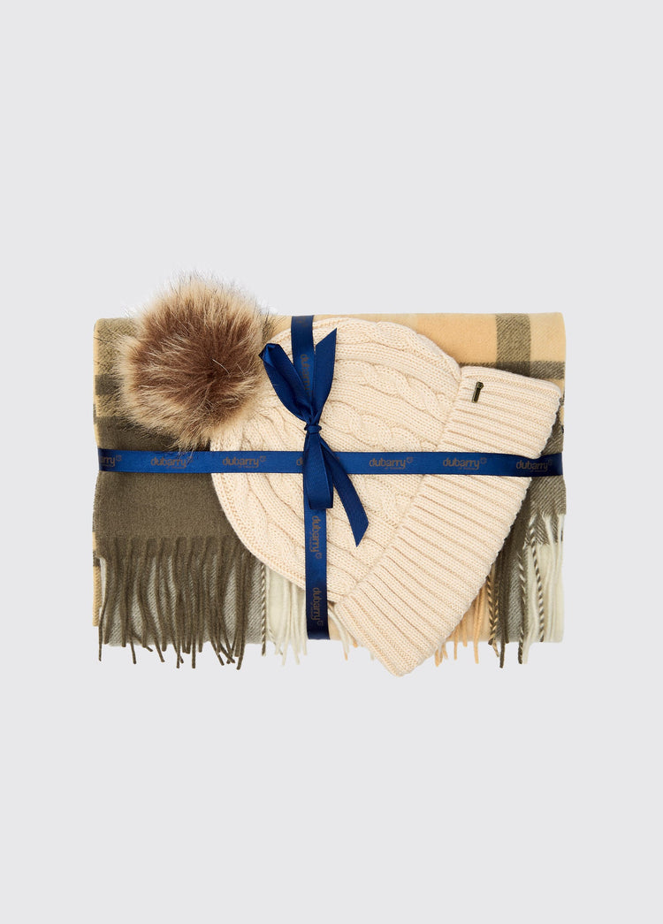 Foley Geschenkset - Mütze & Schal - Dusky Green