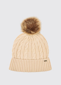 Forester Strickmütze mit Bommel - Chalk
