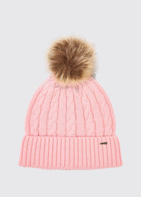 Forester Strickmütze mit Bommel - Dusky Rose