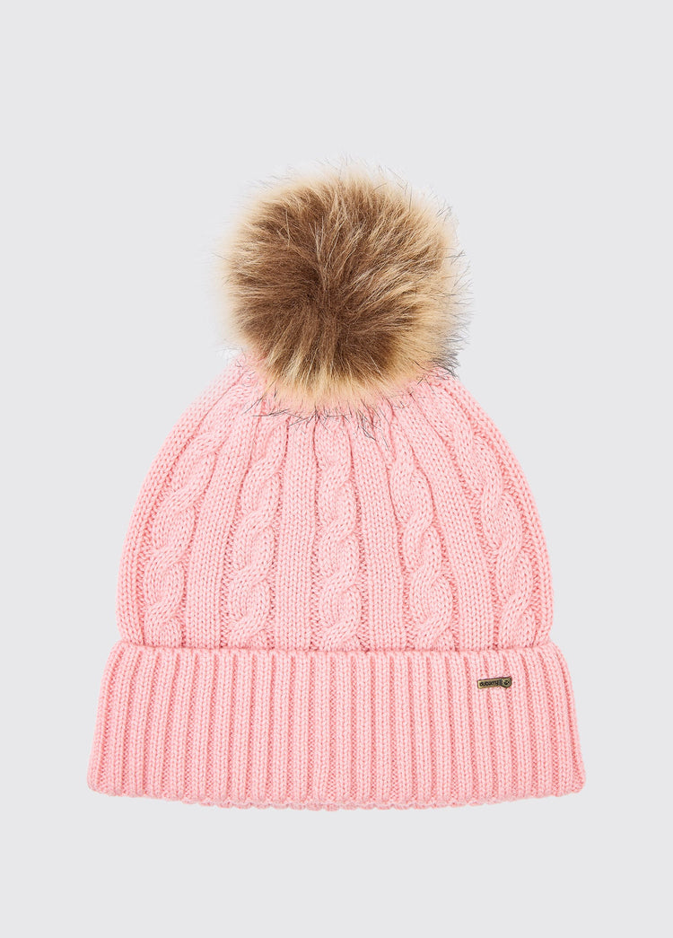 Forester Strickmütze mit Bommel - Dusky Rose