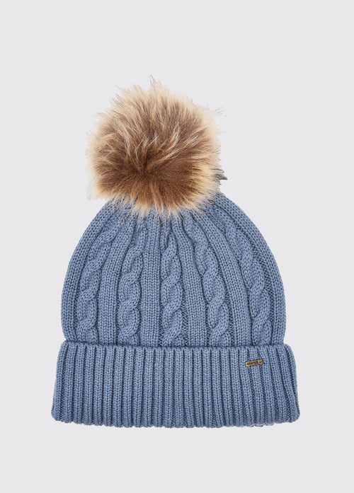 Forester Strickmütze mit Bommel - Indigo