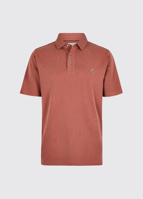 Gilligan Tencel™ Modal Poloshirt - Rust