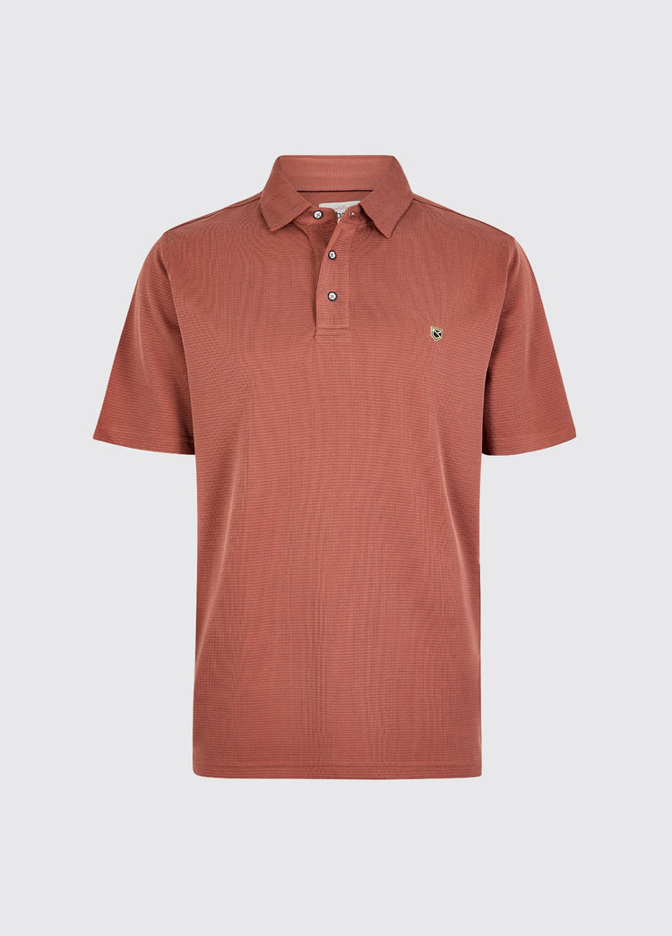 Gilligan Tencel™ Modal Poloshirt - Rust