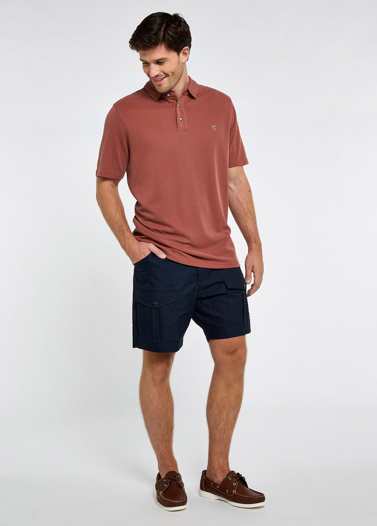 Gilligan Tencel™ Modal Poloshirt - Rust