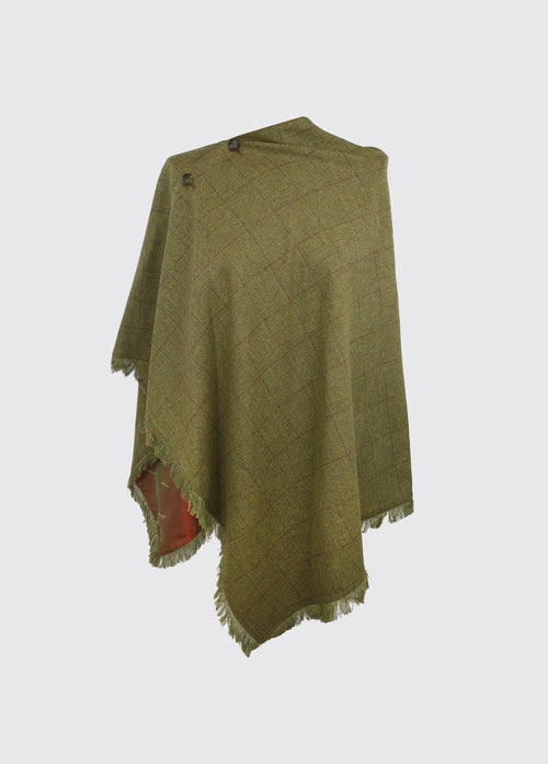 Hazelwood Tweedponcho - Beechwood