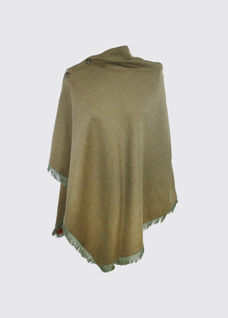 Hazelwood Tweedponcho - Wheat