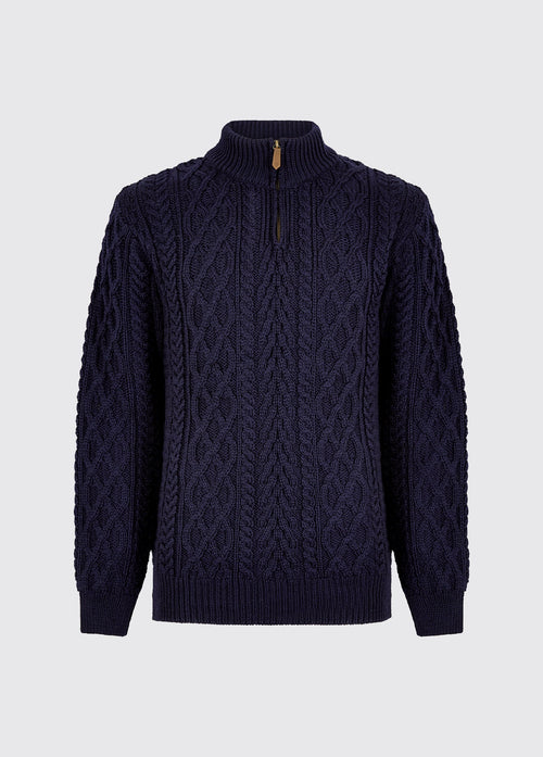 Henihan Pullover mit Reißverschluss - Navy