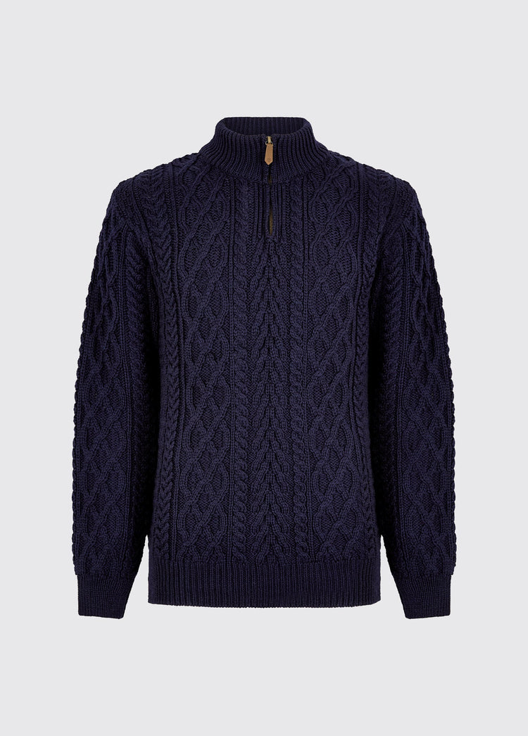 Henihan Pullover mit Reißverschluss - Navy