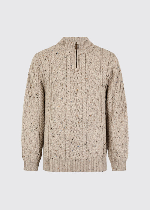 Henihan Pullover mit Reißverschluss - Oatmeal