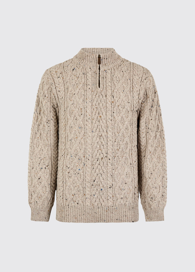 Henihan Pullover mit Reißverschluss - Oatmeal