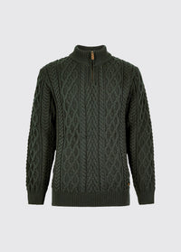 Henihan Pullover mit Reißverschluss - Olive