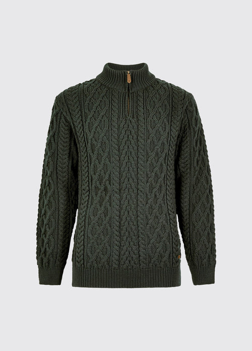 Henihan Pullover mit Reißverschluss - Olive