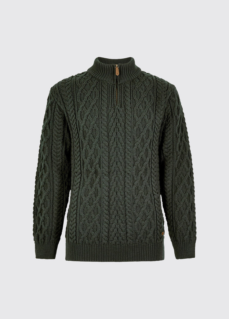 Henihan Pullover mit Reißverschluss - Olive