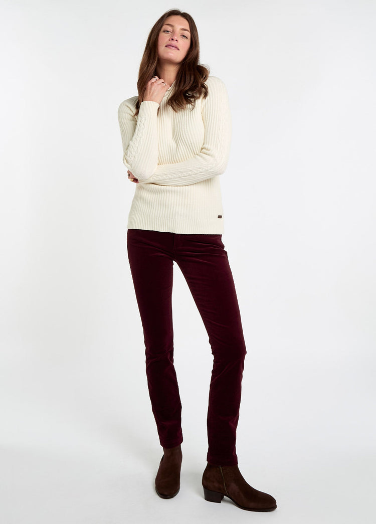 Honeysuckle Cordhose - Raisin
