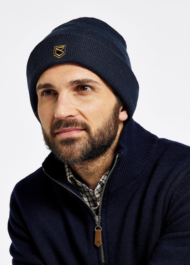 Clonmellon Beanie aus Strick - Navy