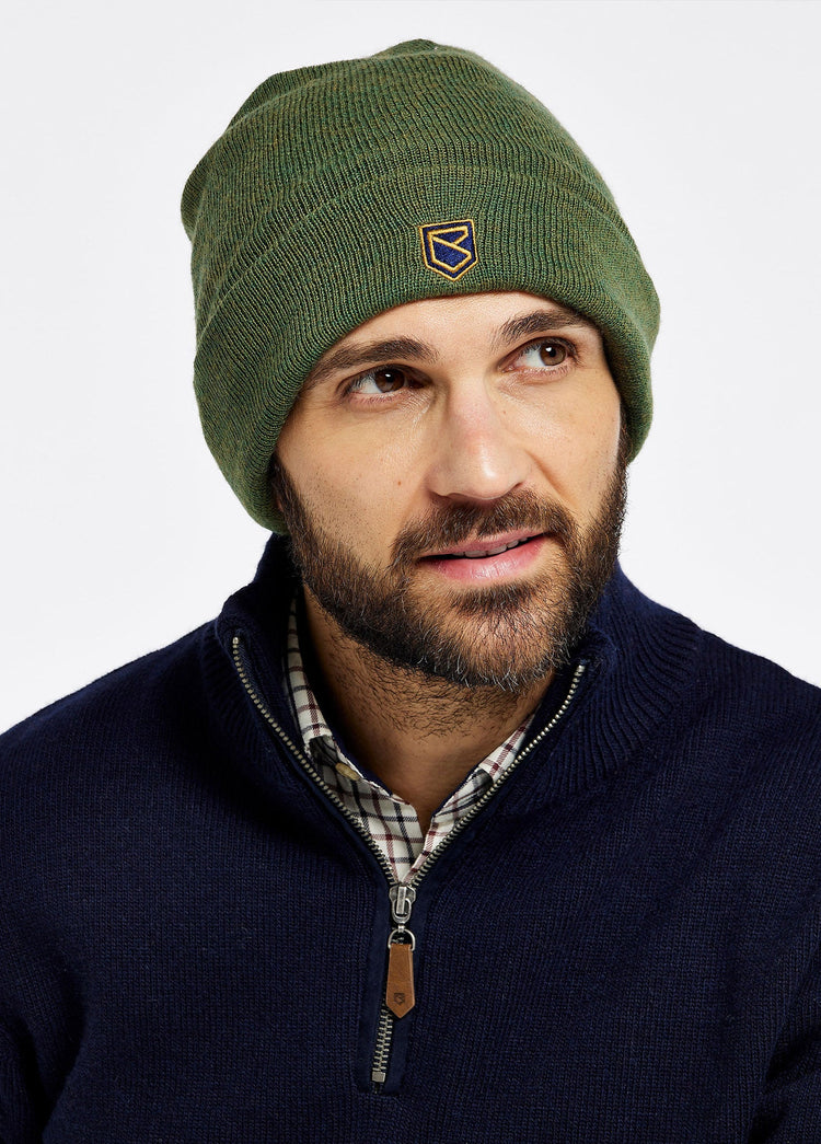 Clonmellon Beanie aus Strick - Olive