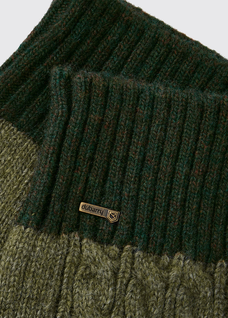 Ballyhide Strickhandschuhe - Olive