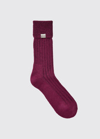 Holycross Alpaka-Socken - Currant