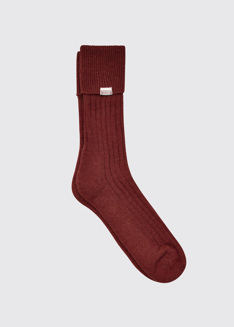 Holycross Alpaka-Socken - Malbec