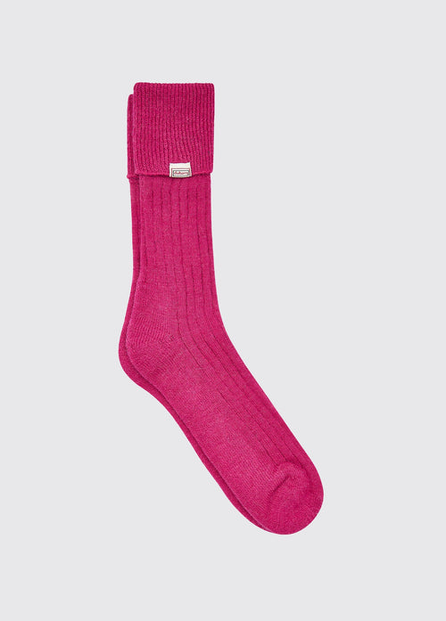 Holycross Alpaka-Socken - Pink