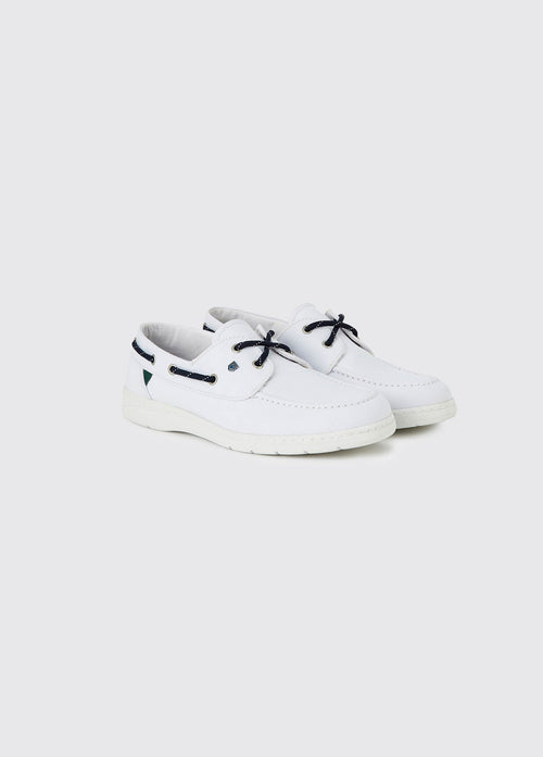 Biarritz Canvas Bootsschuh - White